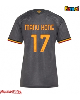 AS Roma Manu Kone #17 Tricou Fotbal Replică 2026-27 Femei Treilea AS Roma Manu Kone #17 Tricou Fotbal Replică 2026-27 Femei Treilea
